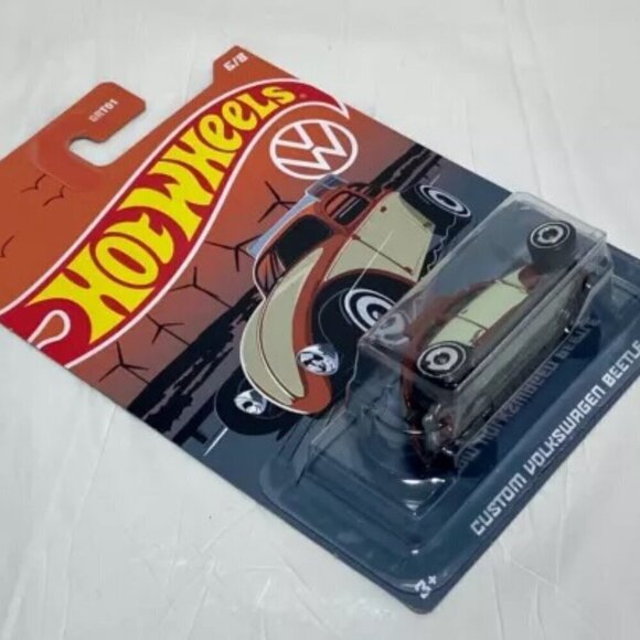 Hot Wheels Custom Volkswagen Beetle HW VW Series 6/8 GRT01 Diecast 1:64 NIP 2022 - Picture 4 of 9